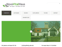 Tablet Screenshot of novavitalhaus.com